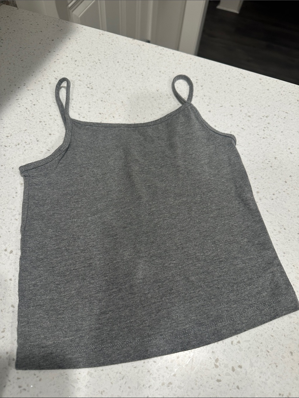 Women's Charcoal Gray Spaghetti Strap Tank Top